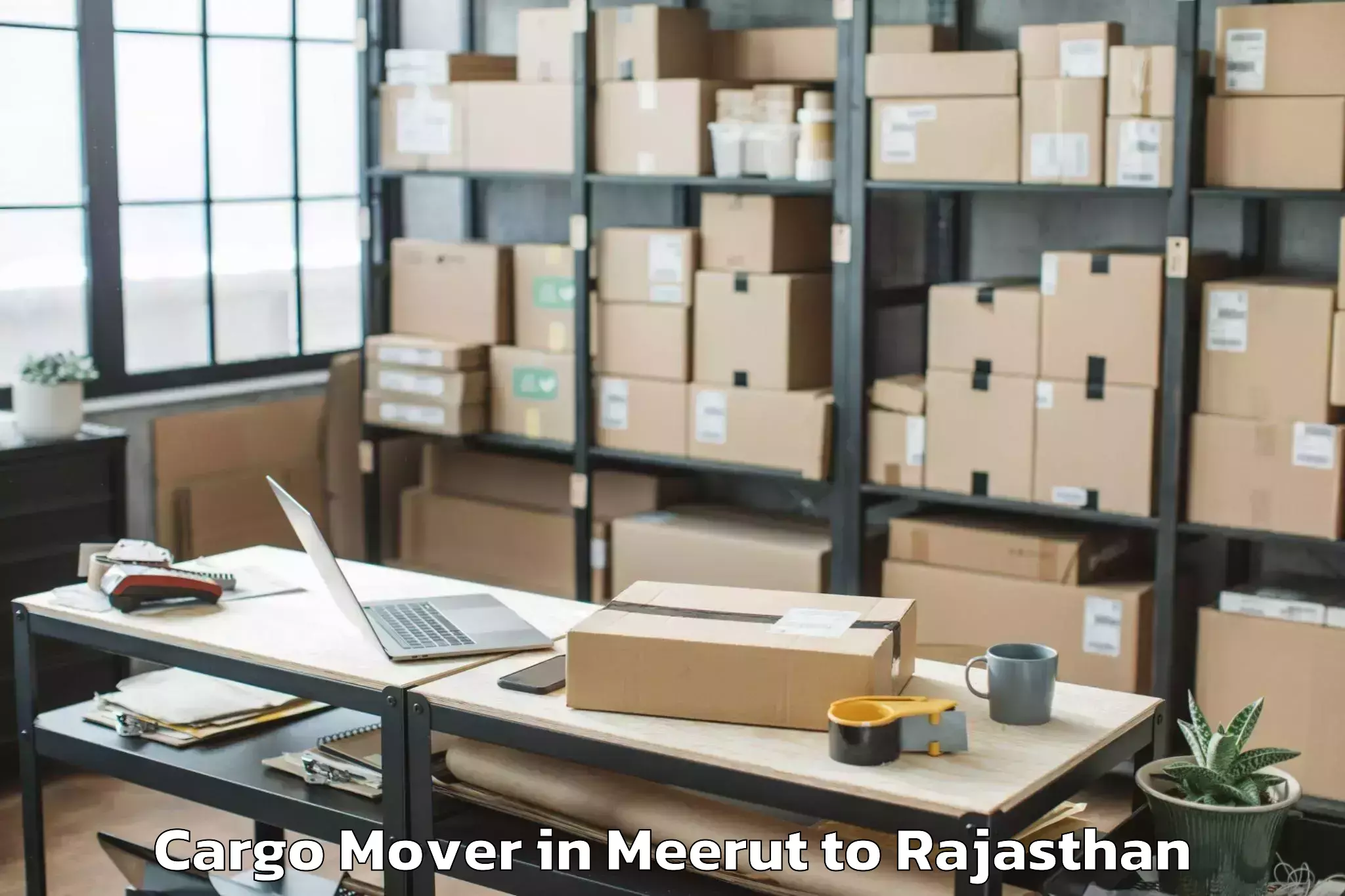 Book Meerut to Hanumangarh Cargo Mover Online